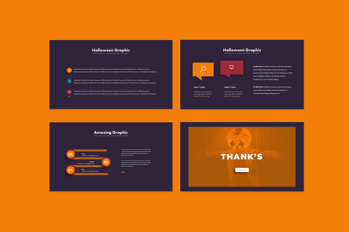 Halloween Creative Party Powerpoint, a Presentation Template by Fortyone (Photo 5 of 6)