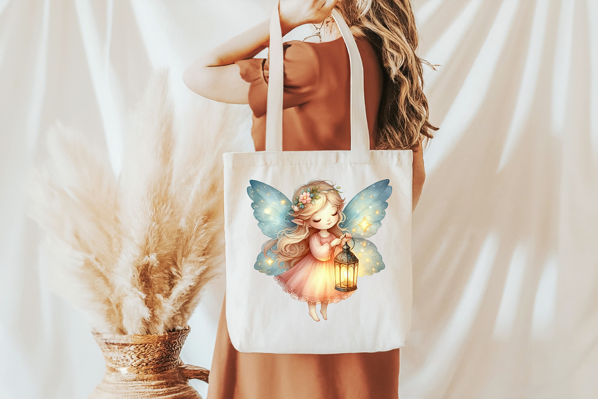 Fairy Garden Watercolor Clipart, an Illustration by Pixels.Craft (Photo 4 of 7)