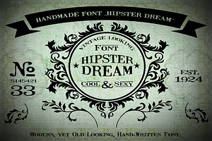 Handmade Font 'Hipster Dream'