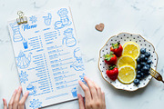 Cofee Drinks line art, a Food Illustration by Carpet Tapete Pretzel (Thumbnail 2 of 8)
