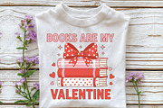 Valentine's Day Bookish PNG, an Illustration by CraftArtStudio (Thumbnail 2 of 4)
