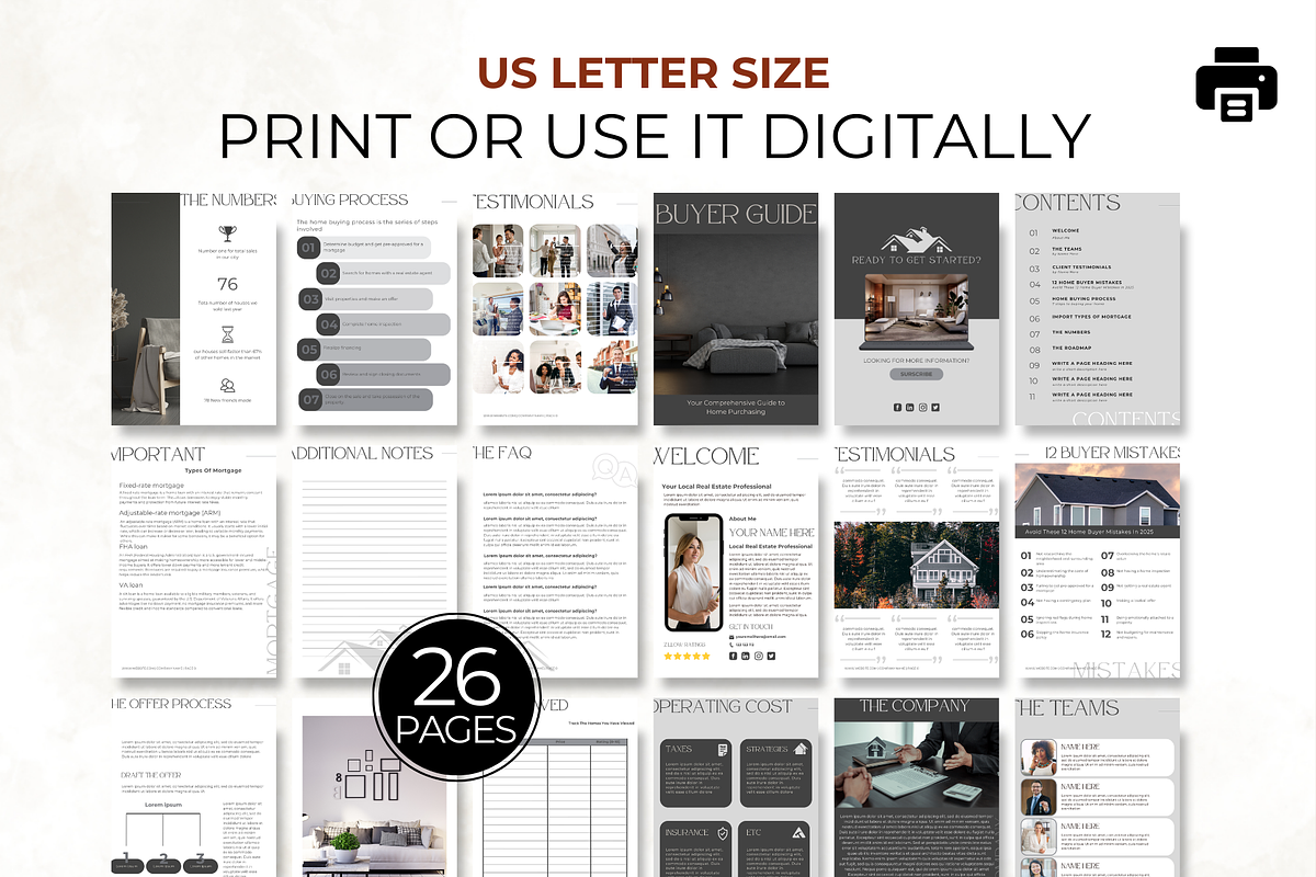 Luxury Buyer Guide Template, a Marketing Template by Digital By Nikoleta (Photo 2 of 11)