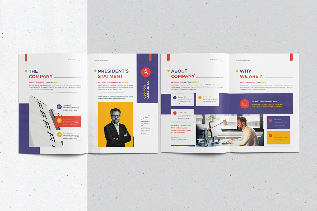Company Profile, a Marketing Template by WOWPro (Photo 3 of 8)