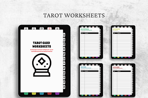 Black Goodnotes Tarot Planner