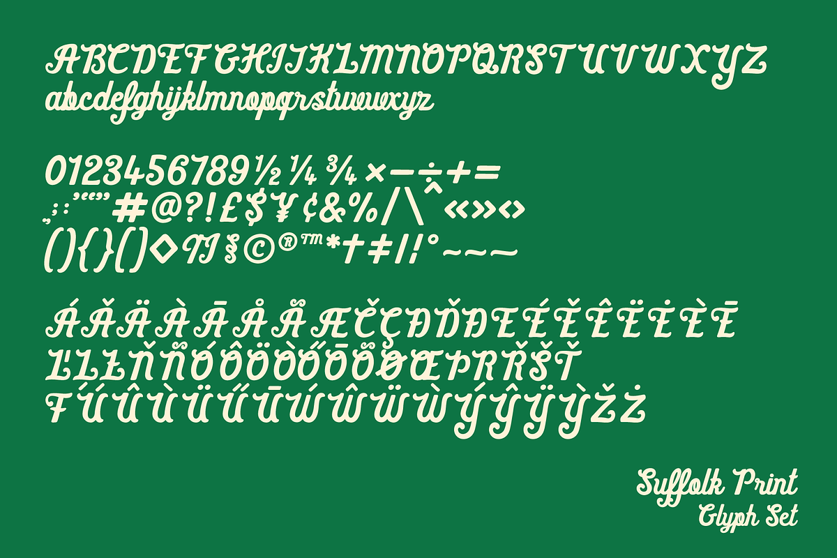 Suffolk Font Family, a Font by Hemphill Co (Photo 7 of 10)