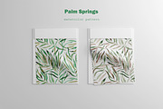 Palm leaves seamless pattern, a Pattern Graphic by Katerina Tova (Thumbnail 6 of 13)