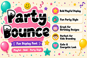 Party Bounce, a Slab Serif Font by Wow Magic (Thumbnail 2 of 4)