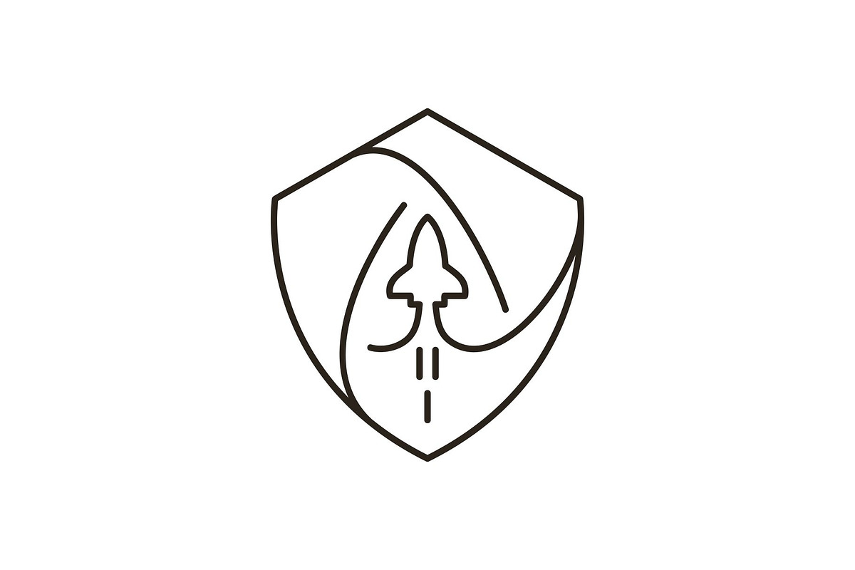 Shield and Rocket Logo, a Branding & Logo Template by Buqancreative (Photo 1 of 2)