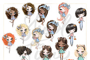 Back to School Bus Nerd Girls PNG, an Education Illustration by KaramfilaS (Thumbnail 3 of 5)