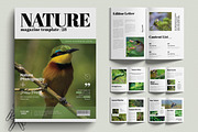 Nature Magazine Template, a Magazine Template by MightyDesign (Thumbnail 1 of 6)