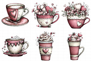 Valentine Vibes Cocoa Clipart, an Illustration by Daily.Designs (Thumbnail 5 of 7)