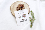 Christmas Cards, Quotes & Wreaths, an Illustration by Michèle Kae (Thumbnail 2 of 9)