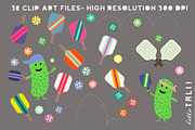PICKLEBALL VECTOR BUNDLE, a Pattern Graphic by Hello Talii (Thumbnail 6 of 7)