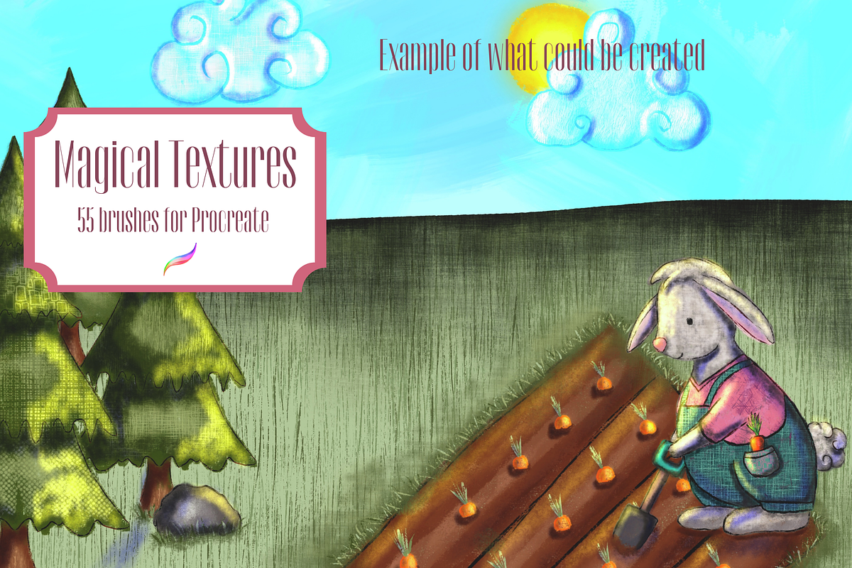 Magical Textures, procreate brushes, a Brush Add-On by MissPerfectKaos (Photo 5 of 6)