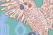 Tropical Cockatoo Palm Papaya, a Pattern Graphic by NayaChu (Thumbnail 7 of 9)