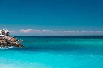 Awesome landscape of sea