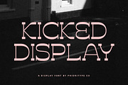 Kicked Display, a Slab Serif Font by Prioritype Co (Thumbnail 1 of 10)