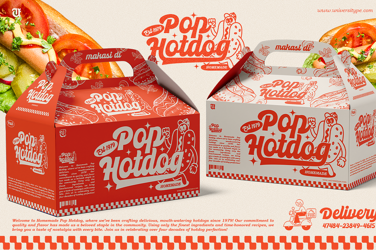 UT Right Milks - A Bold Script Font, a Script Font by Universitype (Photo 3 of 8)