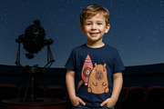 Capybara Space Clipart Set, an Education Illustration by Palau (Thumbnail 3 of 10)