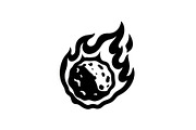 Fire Meteor Comet Silhouette Bundle, an Illustration by Designs_River (Thumbnail 30 of 51)