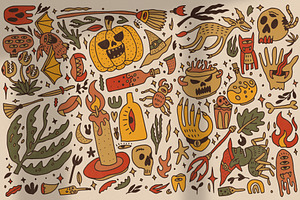 Halloween Element Vector Bundle