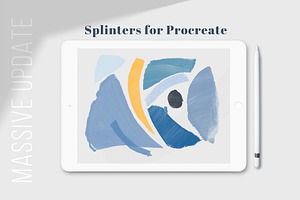 SPLINTERS Procreate Photoshop Stamps