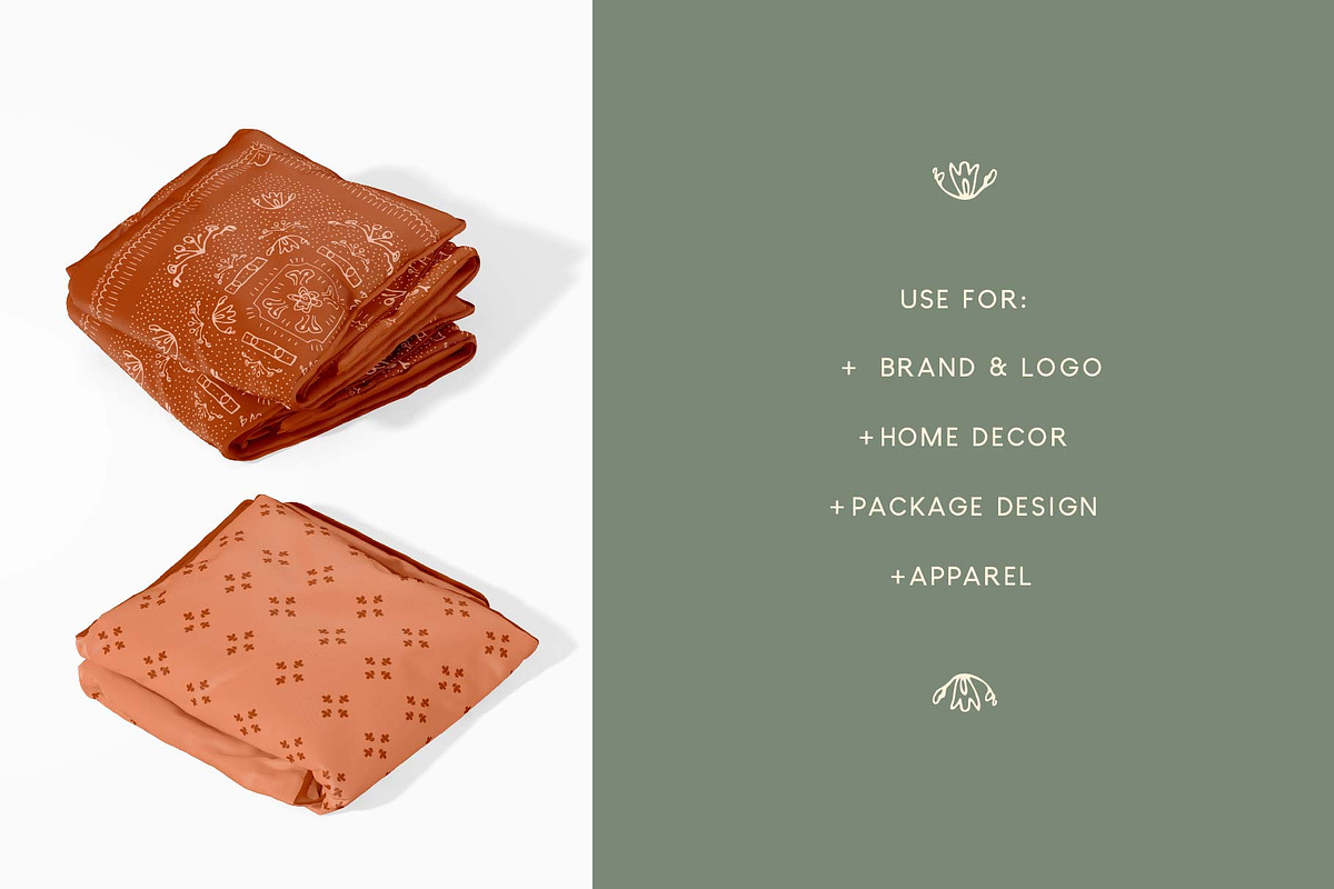 Vintage Tile Pattern Collection, a Pattern Graphic by Maddie Jensen Design (Photo 3 of 5)