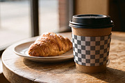 Coffee Cup With Paper Sleeve Mockup, a Packaging Mockup by Designer Dude (Thumbnail 2 of 2)