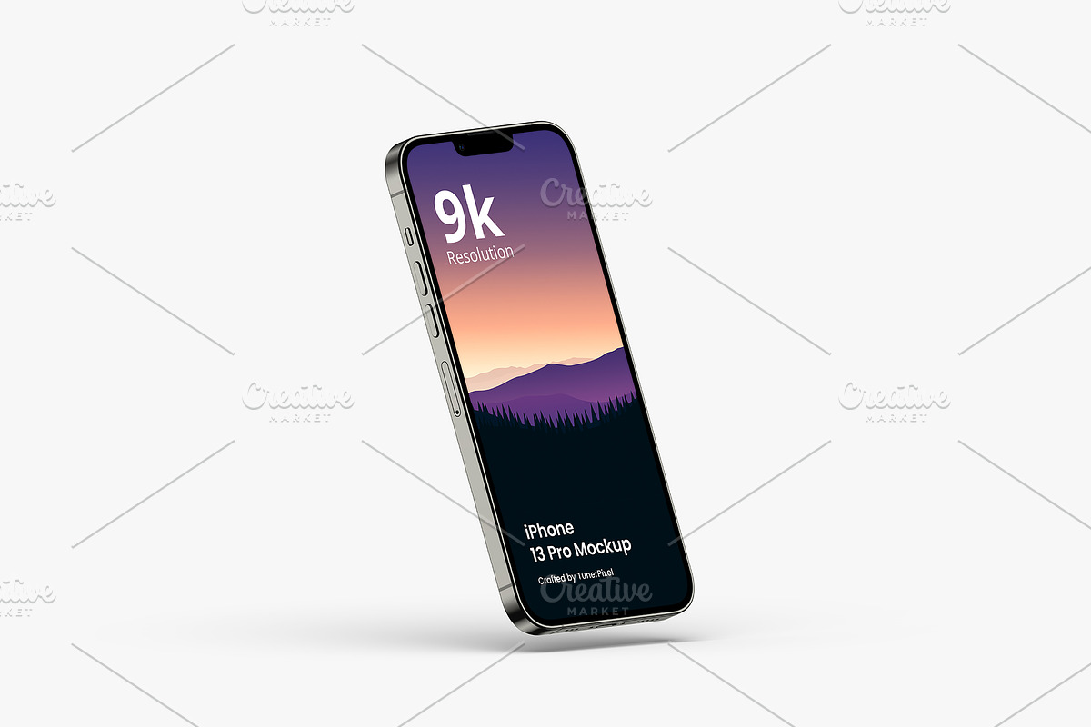 iPhone 13 Pro Mockup, an iPhone Mockup by Mockupia (Photo 7 of 27)