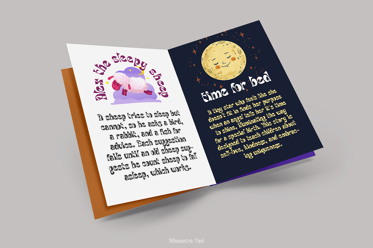 Dihmantra Bold Display Typeface, a Font by madeDeduk (Photo 6 of 10)