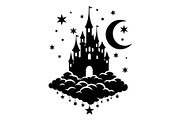 Fantasy Castle Cloud Moon Bundle, an Object Illustration by Gaye Art (Thumbnail 27 of 30)