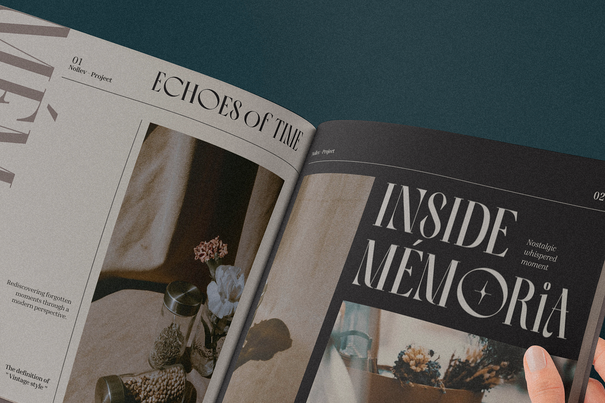 Vingico – Elegant Serif Display Font, a Serif Font by Nollev (Photo 4 of 15)