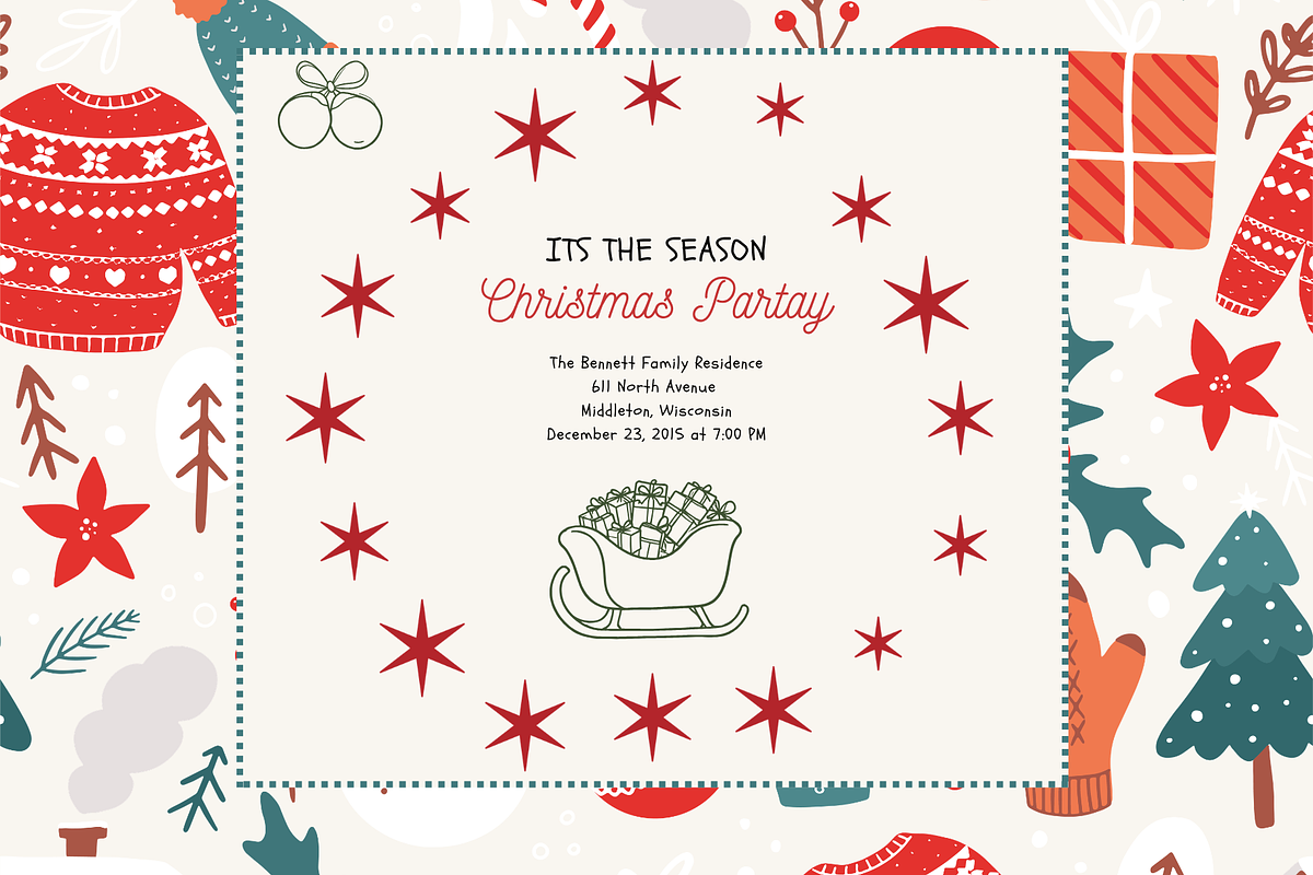 Christmas Frames Whimsy Set, a Seasonal Illustration by digital.incubator.yum (Photo 14 of 18)