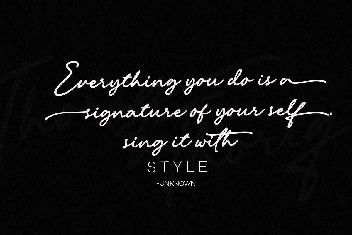 Thoriq - Digital Signature, a Script Font by Cititype (Photo 9 of 11)