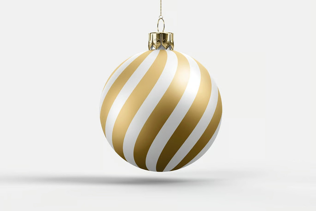 Christmas Ball Mock-up, a Product Mockup by zippypixelstudio (Photo 8 of 10)