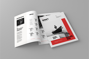 Shift - Magazine Template, a Magazine Template by inspirasign
