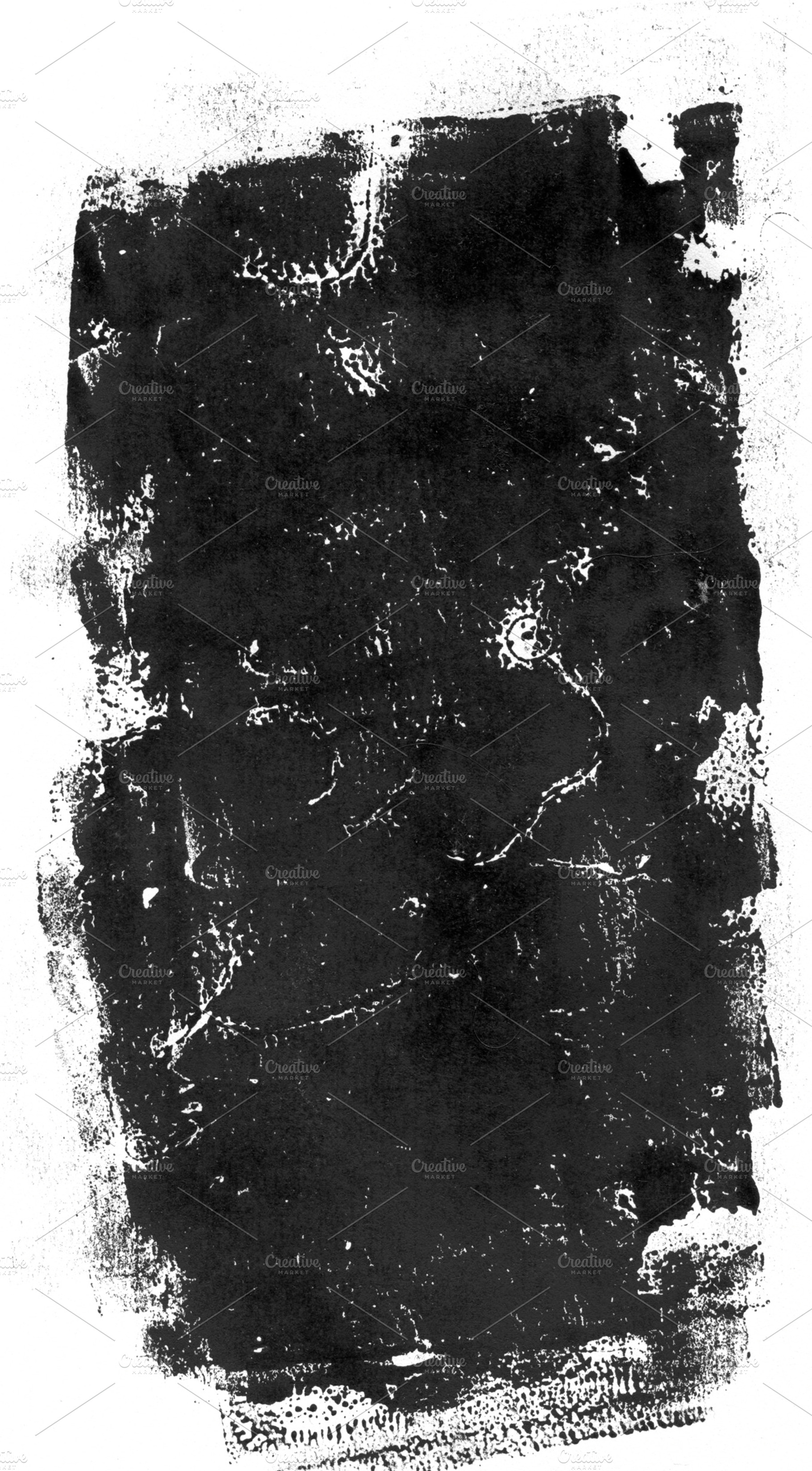 Rolled ink textures featuring letterpress, ink, and print, an Abstract ...