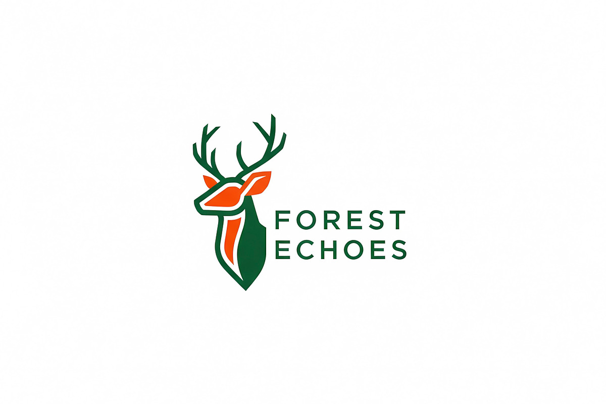 Forest Echoes Deer, a Branding & Logo Template by Logocreative (Photo 1 of 2)