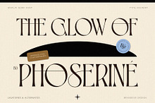 BD PHOSERINÉ | Display Serif