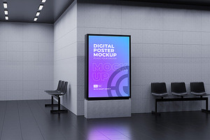 Digital signage Mockup