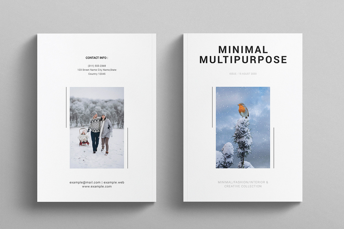 Minimal Multipurpose Magazine, a Magazine Template by E-Type (Photo 11 of 11)