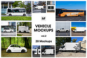 Vehicle Mockups - Truck Mockups vol2, an Advertising Mockup by MockupForest (Thumbnail 1 of 8)
