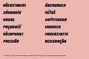 Turbohaus, a Sans Serif Font by Nameless Type Foundry (Thumbnail 8 of 10)