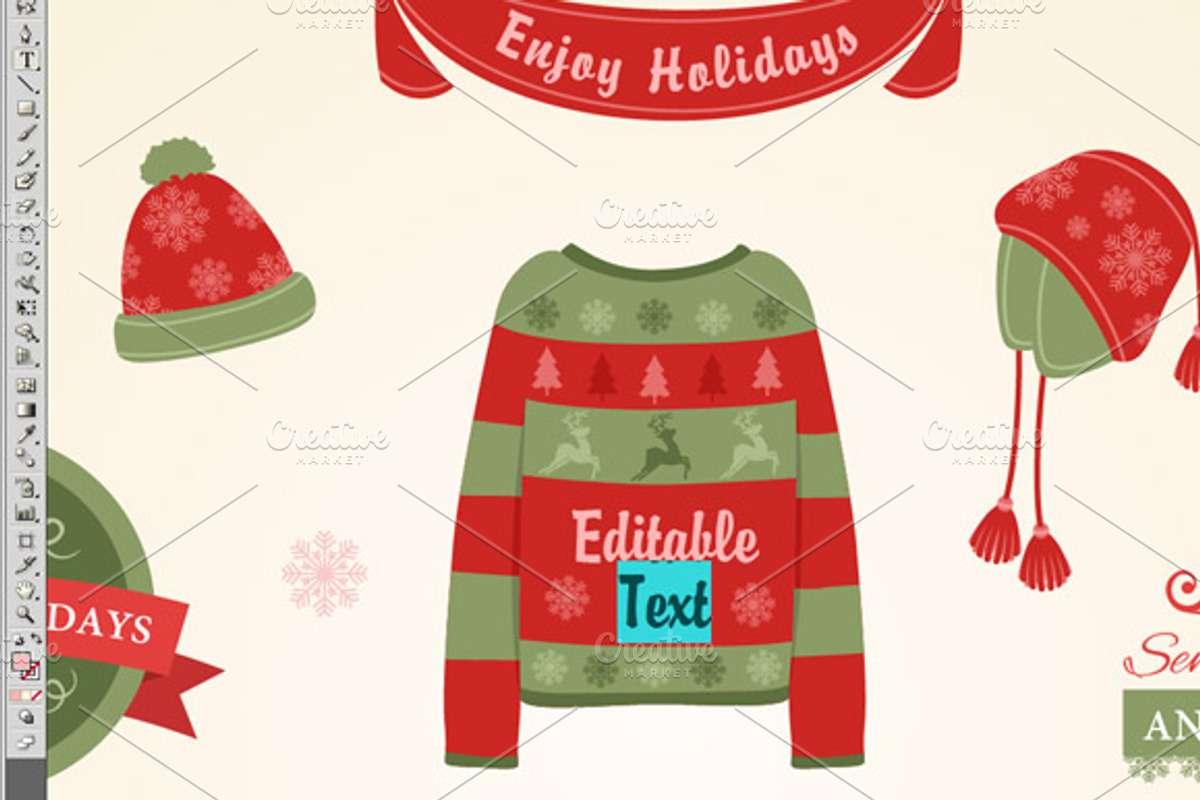 Christmas Set Collection, an Object Graphic by Rosa Puchalt (Photo 3 of 3)