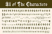 CS Lamia Drawn, a Blackletter Font by Craft Supply Co. (Thumbnail 8 of 8)