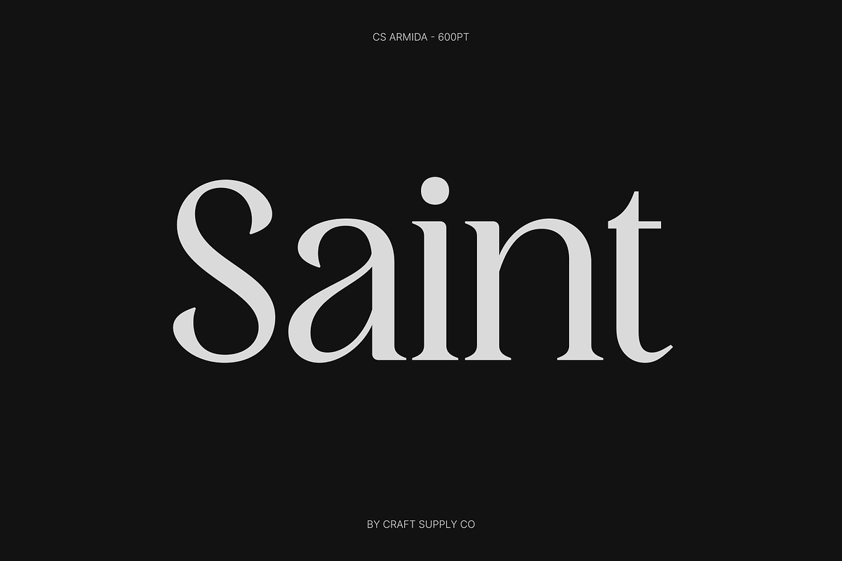 CS Armida – Elegant Serif Font, a Serif Font by Craft Supply Co. (Photo 2 of 8)