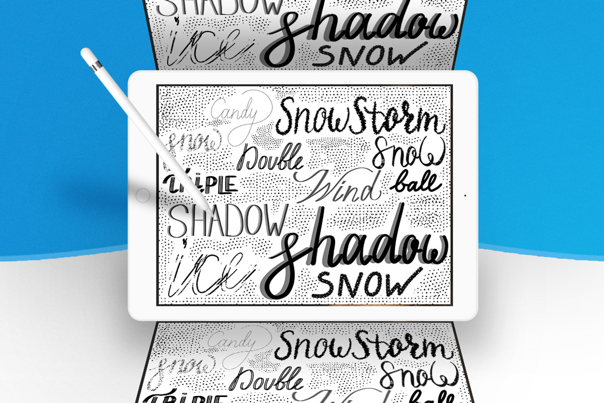 Procreate Brushes Winter Pack preview 3
