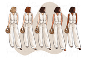 Fashion Girls 52 clipart png, a Person Illustration by Parinaz Wadia Design (Thumbnail 6 of 10)
