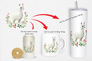 Alpaca Embroidery Clipart, a Graphic by Artnoy (Thumbnail 4 of 5)