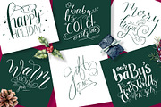Handlettered Christmas Gift Box, an Illustration by Typography Prime (Thumbnail 3 of 13)